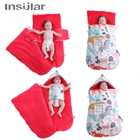 insular brand winter baby sleeping bag envelope newborn cotton soft cocoon wrap sleepsack stroller sleeping bag baby bed blanket