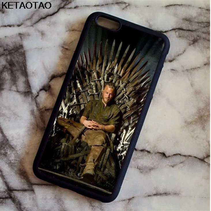 KETAOTAO Viking Ragnar Lothbrok чехлы для телефонов iPhone 4S 5C 5S 6 6S 7 8 Plus X Samsung NOTE чехол Мягкий ТПУ
