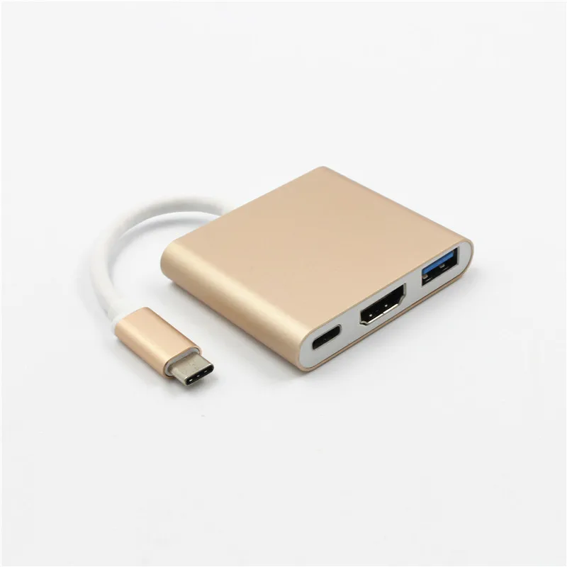 MEMTEQ HD USB Hub 3 1 Type C Female to 4k HDMI в мульти кабель адаптер конвертер для Macbook