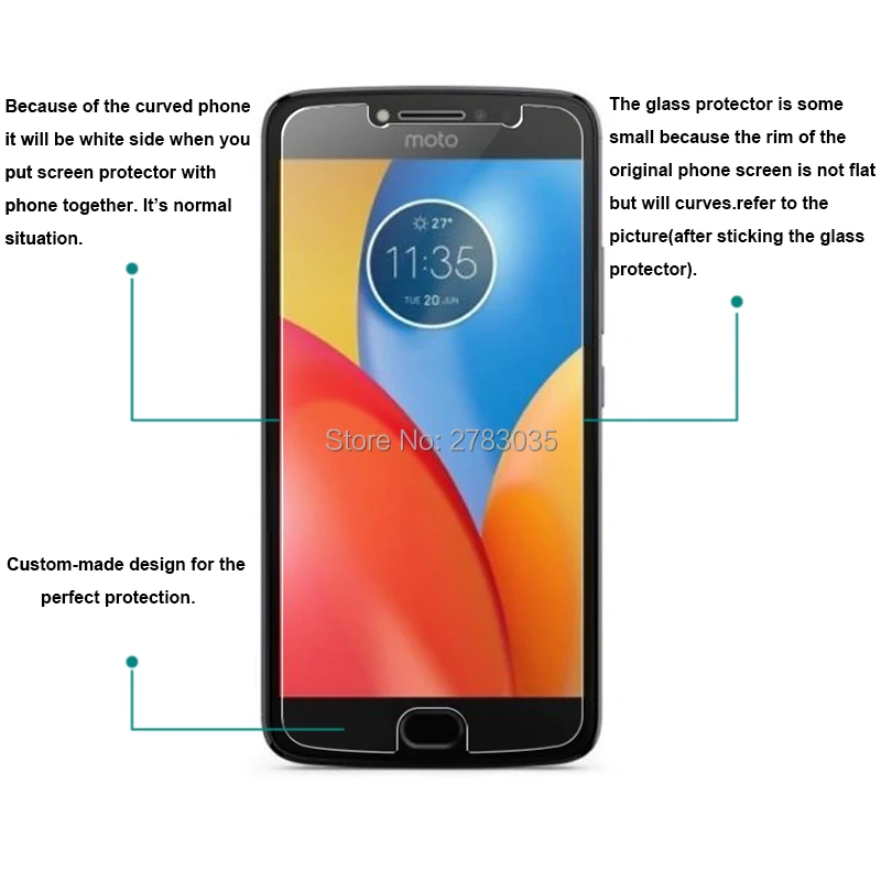 10 шт./лот для Motorola Moto E4 Plus/E4 + 5 &quotультратонкая прозрачная защитная пленка из