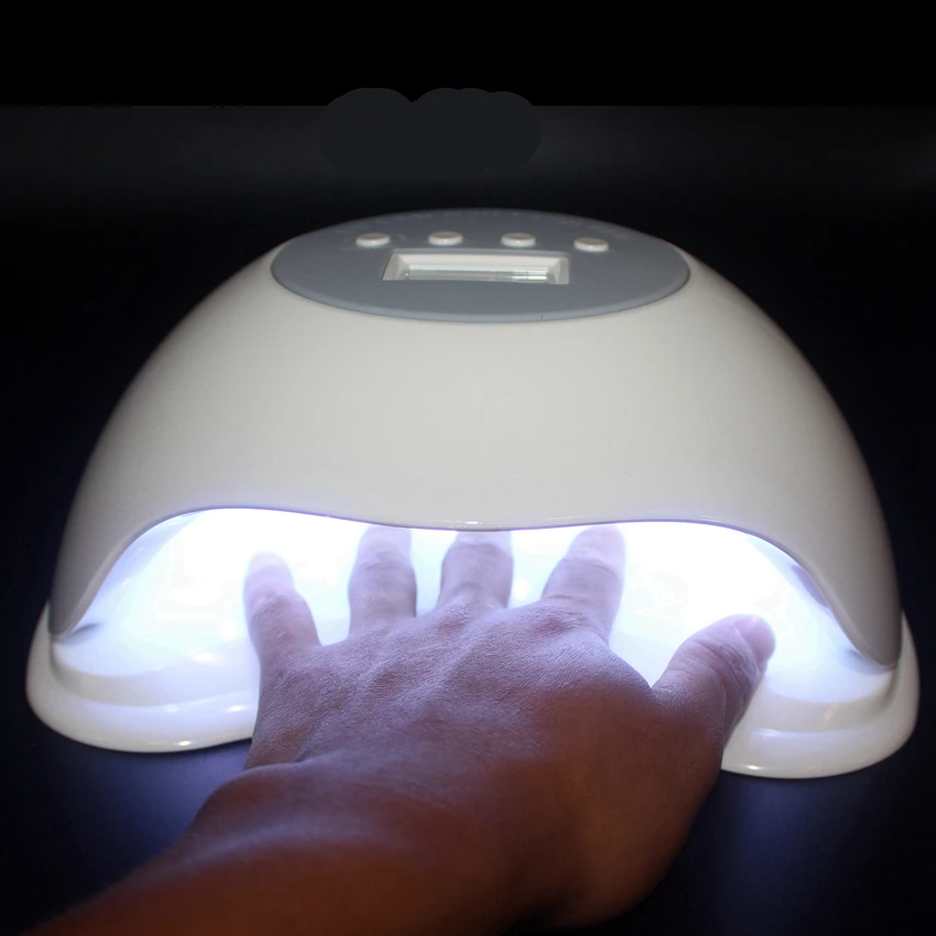Улучшенная автоматическая сенсорная лампа для ногтей UV-света профессионального качества 60 Вт подходит для затвердевания всех гелевых лаков для ногтей.
