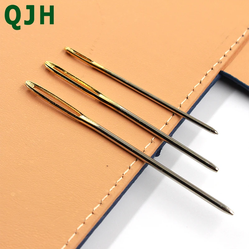 

10pcs Large Eye Sewing Needles Sewing hand embroidery needle Cross Stitch Stainless Steel Hand Sewing Home DIY Sewing Tool