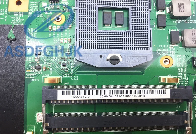 Материнская плата для ноутбука MEDION p7624 материнская M10B1 10294 1 HM65 48 4n001. 011 DDR3