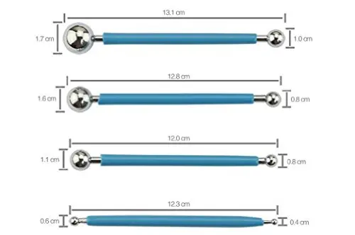 4 шт. набор шариковых сферических стилусов инструменты из полимерной глины