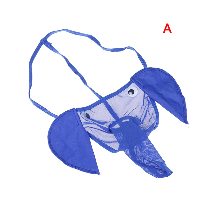 Мужские сексуальные g стринги в виде слона с карманом эластичное нижнее белье Т