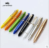 jinhao 159 classics thick body 1 0mm bend nib calligraphy pen high quality metal fountain pen luxury ink gift pens for writing