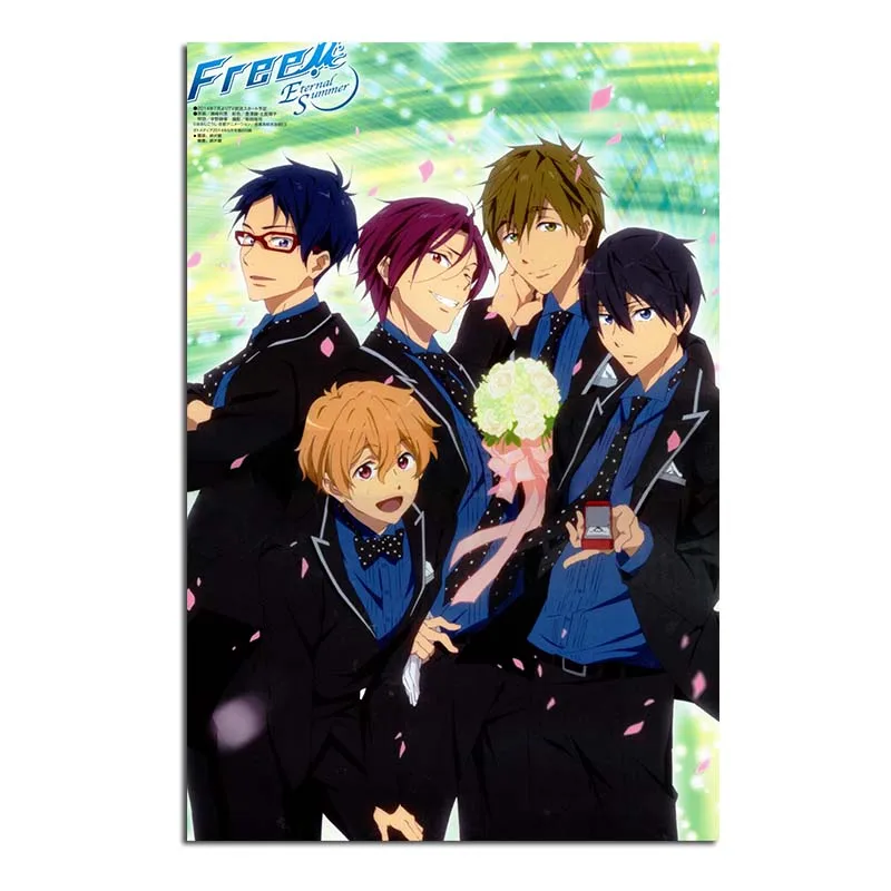 IWatobi swim Club плакат настенный стикер домашний декор для спальни украшение комнаты Аксессуары для детских комнат