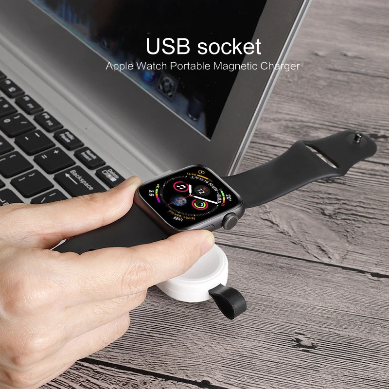 USB Смарт часы портативное наружное мини зарядное устройство Быстрая зарядка зарядное устройство Беспроводная зарядка база для IWatch 1 2 3 4 адаптер док-станции