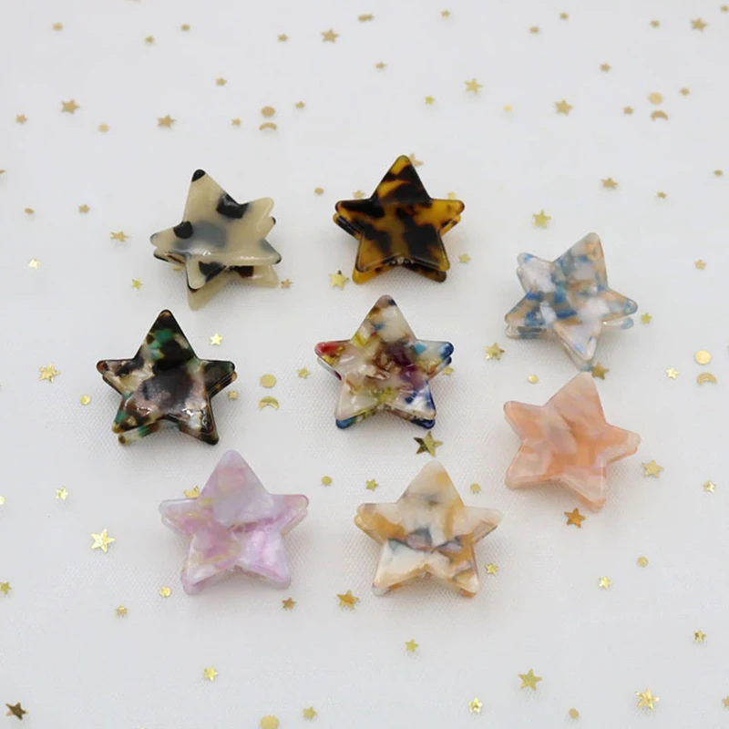 Разноцветные заколки для волос из ацетата целлюлозы | Украшения и аксессуары