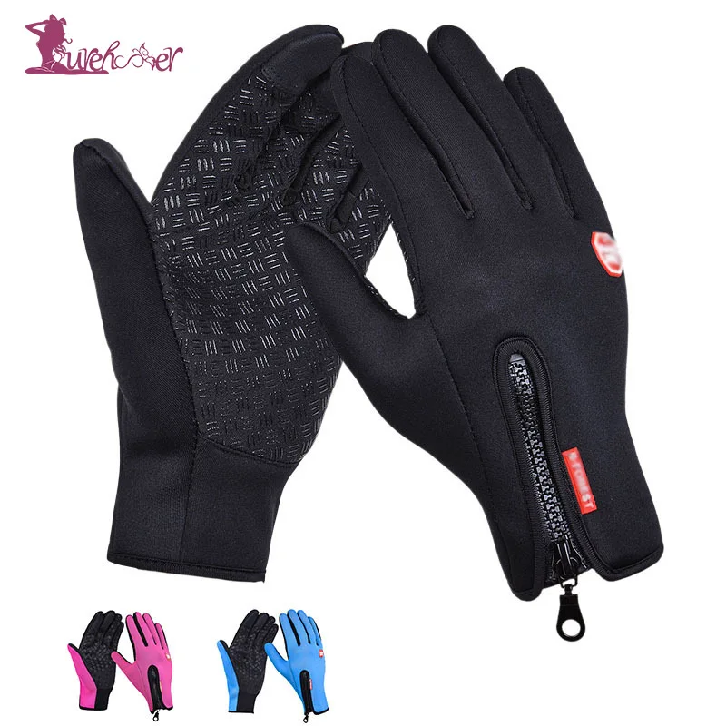 Lurehooker Outdoor Sports Cycling Gloves for Men Women Touch Screen Full Finger Winter Warm Windproof Riding Glove |