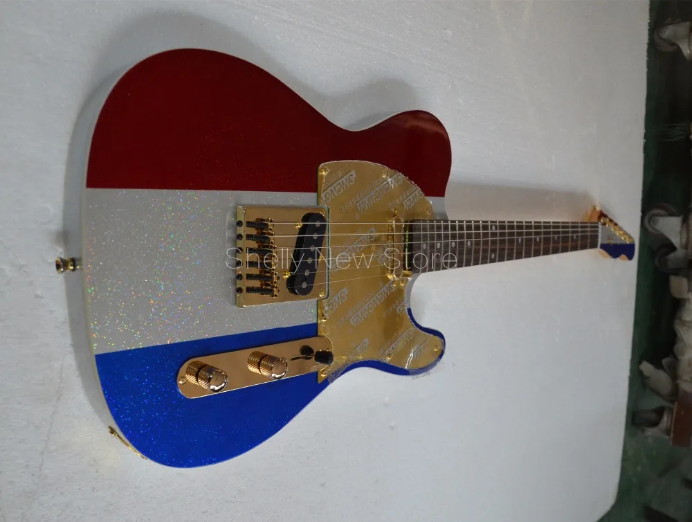 Новинка от производителя Shelly блестящая металлическая ГИТАРА TL на заказ