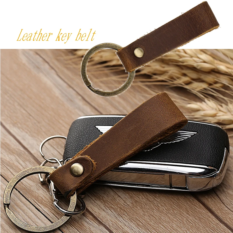 Брелок из натуральной кожи для стайлинга автомобиля держатель JDM ДЛЯ Subaru Forester