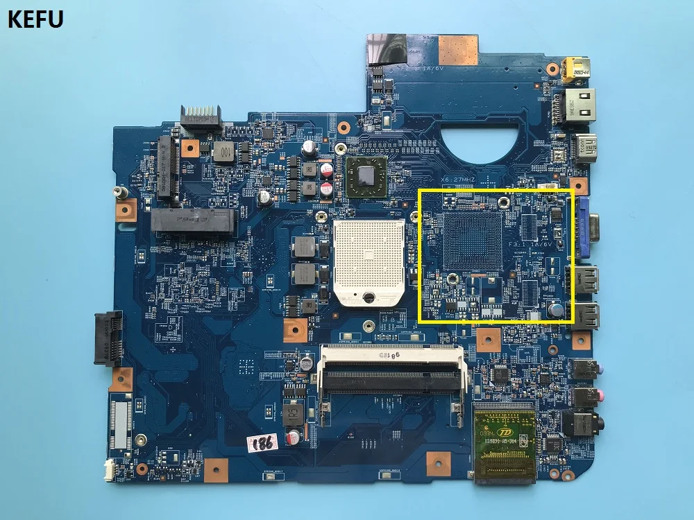 KEFU материнская плата для ноутбука acer для aspire 5542G 5542 MBPHA01001 48.4FN01.011 DDR2 с хорошим качеством