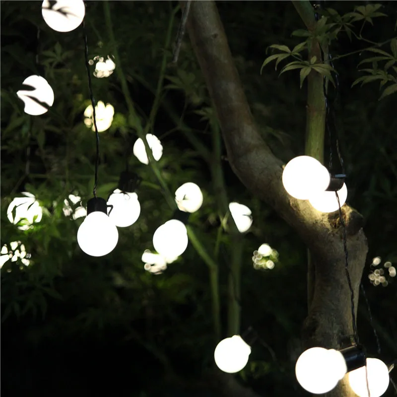 YIYANG 10 м 38 большие шары 5 см KTV Праздничные огни Глобус Luces Vacaciones Casa Jarden Decoracion Navidad