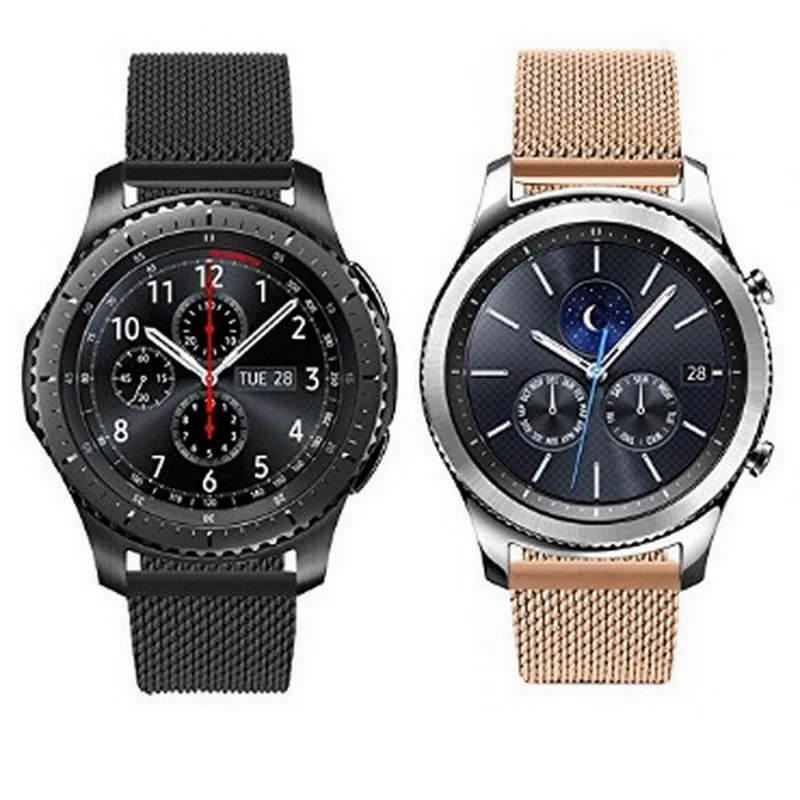 Металлический браслет из нержавеющей стали 22 мм для Samsung Gear S3 Frontier/Классическая