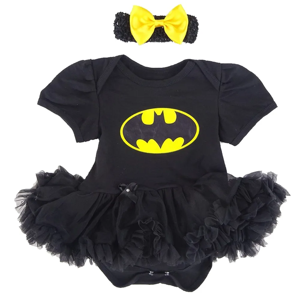 Детское платье пачка с короткими рукавами и принтом супергероев|dress dress dress|infant