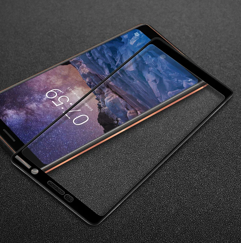 Imak полный экран AB Glue Pro+ версия закаленное стекло для Nokia 7 Plus Защитная пленка для экрана для Nokia X6/8/X7/X71/4,2