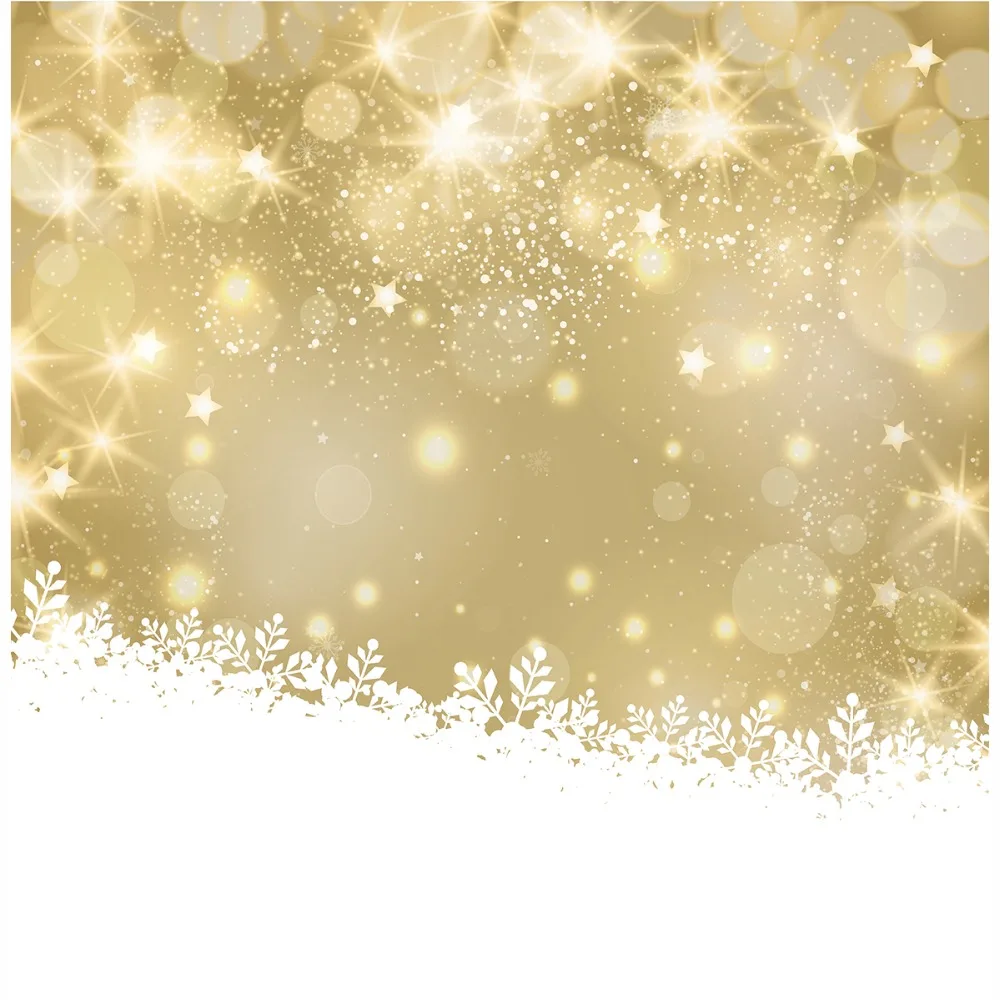 Allen joy christmas photography backdrops leaves winter stars xmas bokeh newborn baby shower snow background vinyl fabric | Электроника