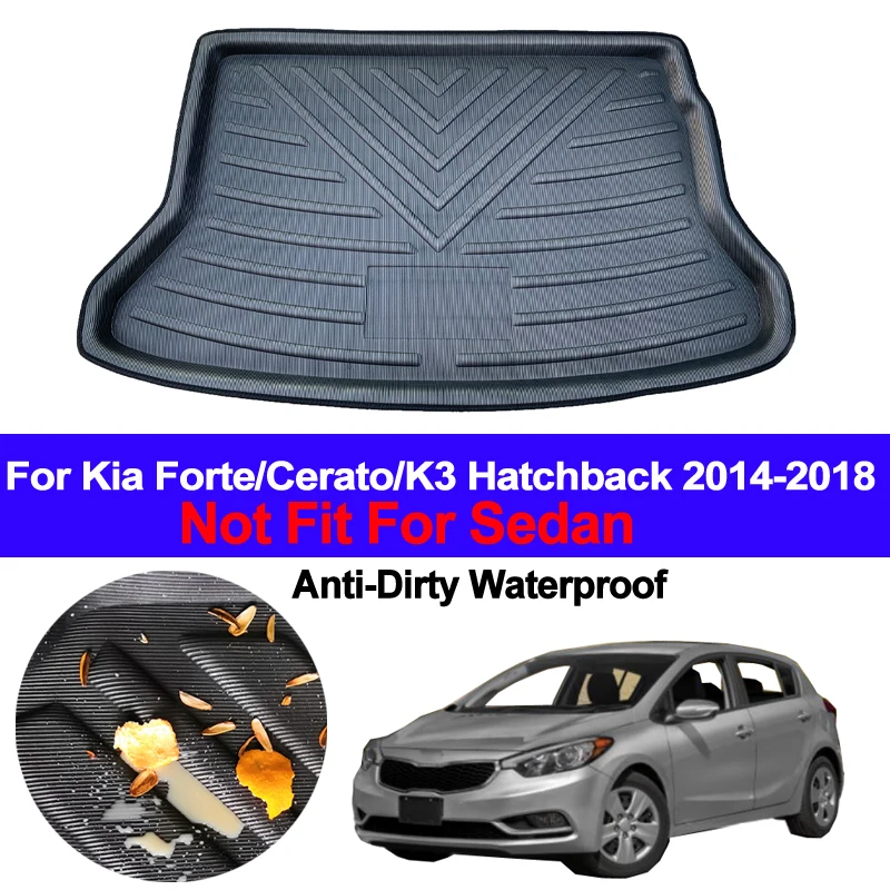 Коврик для багажника поднос коврик коврика Kia Forte Cerato K3 хэтчбек 2014 2015 2016 2017 2018| |