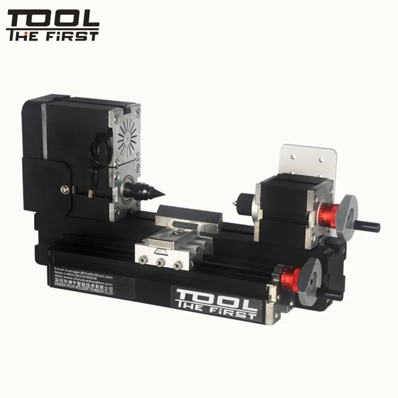 Металлический токарный мини станок Thefirsttool TZ6000M с мощным двигателем 60 Вт 6 в 1 12000rmp