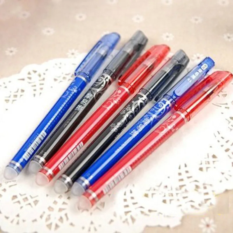 

Erasable Gel Pen 0.5mm 1pc 4 Color Refills Ink Blue Red Blue Black Office School Writing Supplies Gel Pens Learning Essential