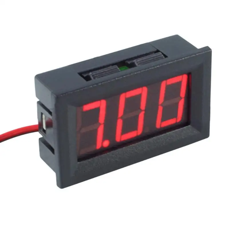 Portable Mini DC 4.5 30V LED Digital Voltmeter Two wire Display Volt Ammeters Detector Tester Indicator 0.56 inch|Измерители