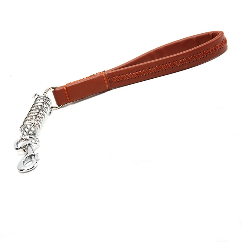 DannyKarl кожаный поводок для собак с защитой от укусов Поводок больших весенний