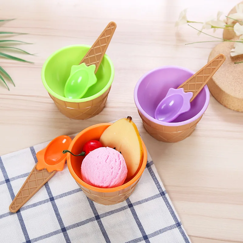 Креативный поднос для десерта мини-миска в форме мороженого миска конфетных
