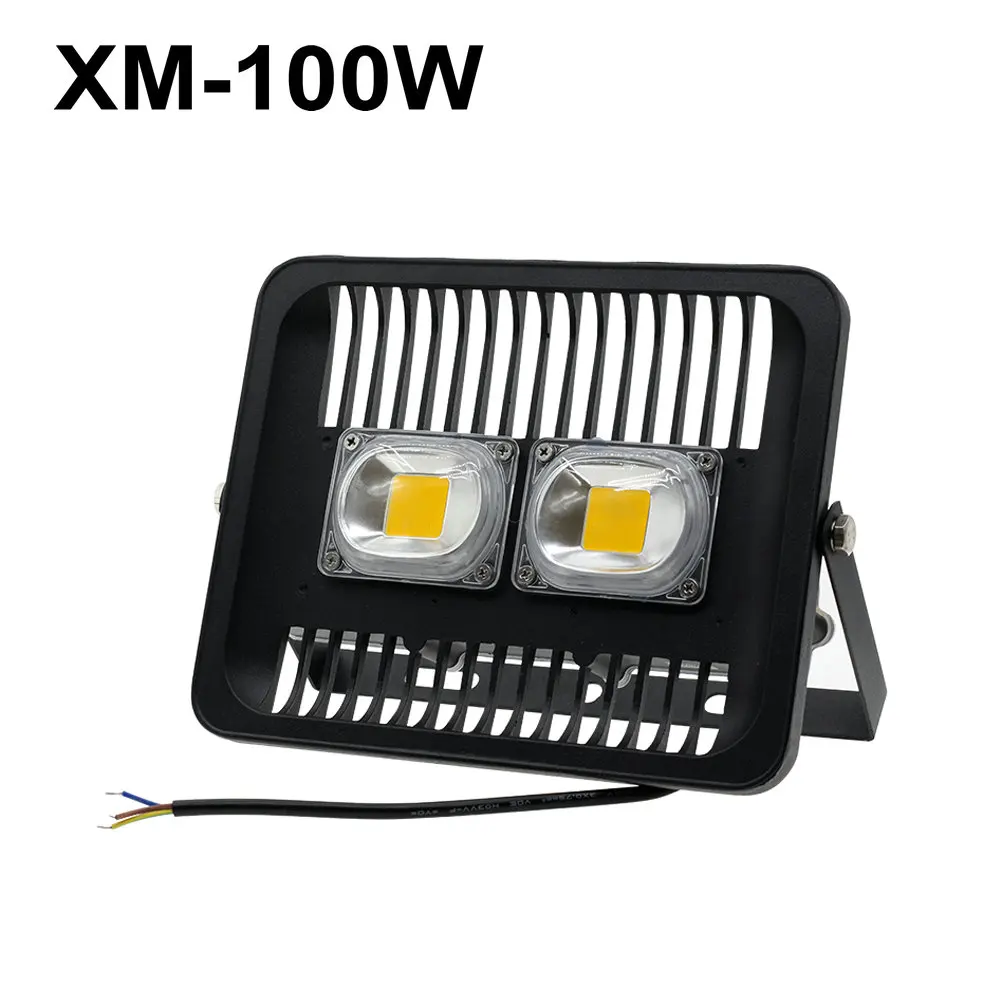 XM 100W AC220V Светодиодный прожектор светильник 30W 50W 100W IP65 Водонепроницаемый на открытом воздухе Точечный светильник COB Потолочные Светильник для сад настенный светильник уличный светильник ing лампы - Испускаемый цвет: XM 100W