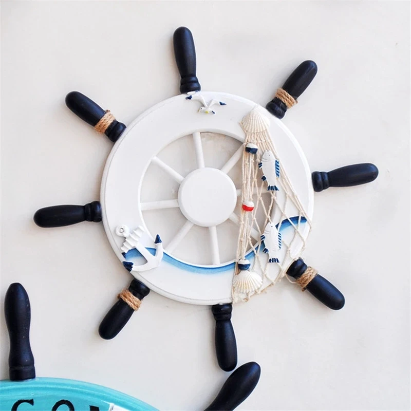 Морское украшение руль в средиземноморском стиле бар настенный океан/руль