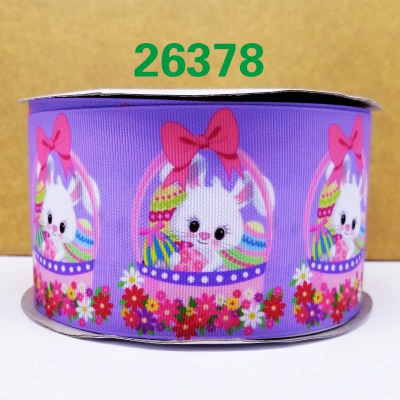 50 ярдов мультфильм напечатанный grosgrain ленты 26295 - Цвет: 26378
