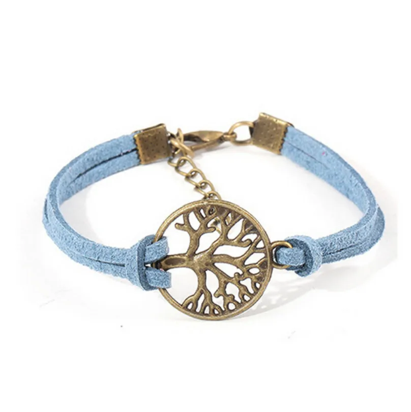 Новинка Лидер продаж модный плетеный кожаный браслет ручной работы в стиле ретро