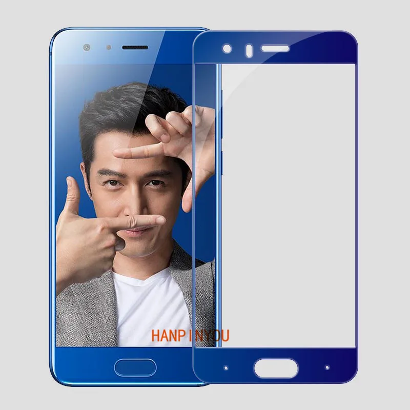 Закаленное стекло с полным покрытием для Huawei Honor 9 5 2 дюйма ультратонкая