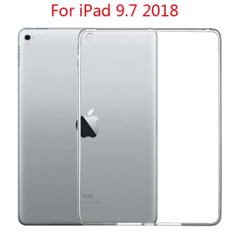 for iPad 2018 6th Чехол для iPad, чехол для планшета 6-го поколения для iPad 9,7, Роскошный прозрачный кремний чехол для iPad 9,7 - Цвет: for iPad 2018 6th