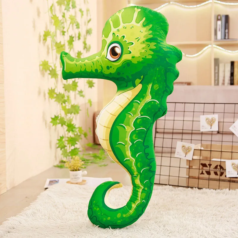 80 см Kawaii мягкая Набивная игрушка Aninmals морская лошадь плюшевая кукла подушка