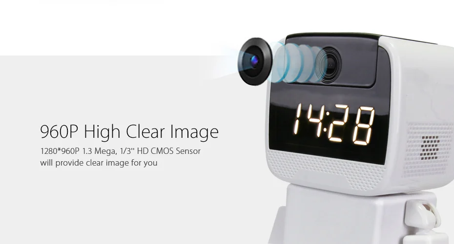 Беспроводной Квадратный Блок робот wifi камера IP P2P CCTV Cam детский монитор наблюдения HD H.264 объектив ИК ночного видения для Android или I