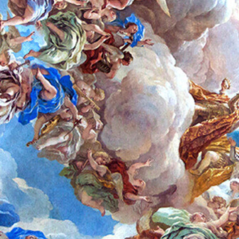 Пользовательские фото обои 3D Европейский стиль классические фигуры фрески для