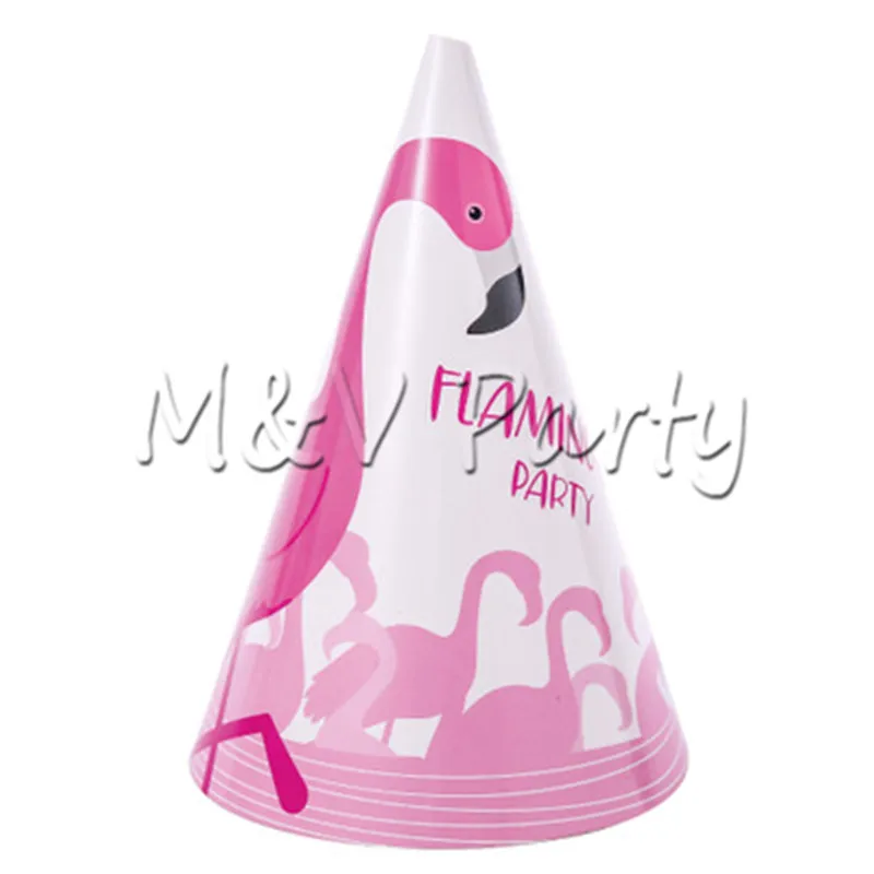 110 шт./лот мультяшный Розовый фламинго одноразовый набор посуды бумажных тарелок