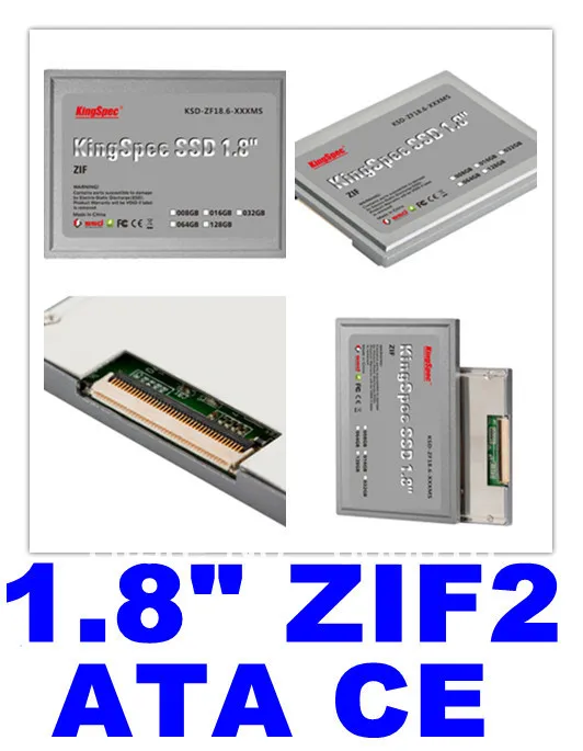 Kingspec 1 8 ssd ATA7 ZIF 2 CE hd SSD 64 Гб 128 ГБ твердотельный Накопитель 120 жесткий диск для SONY DELL