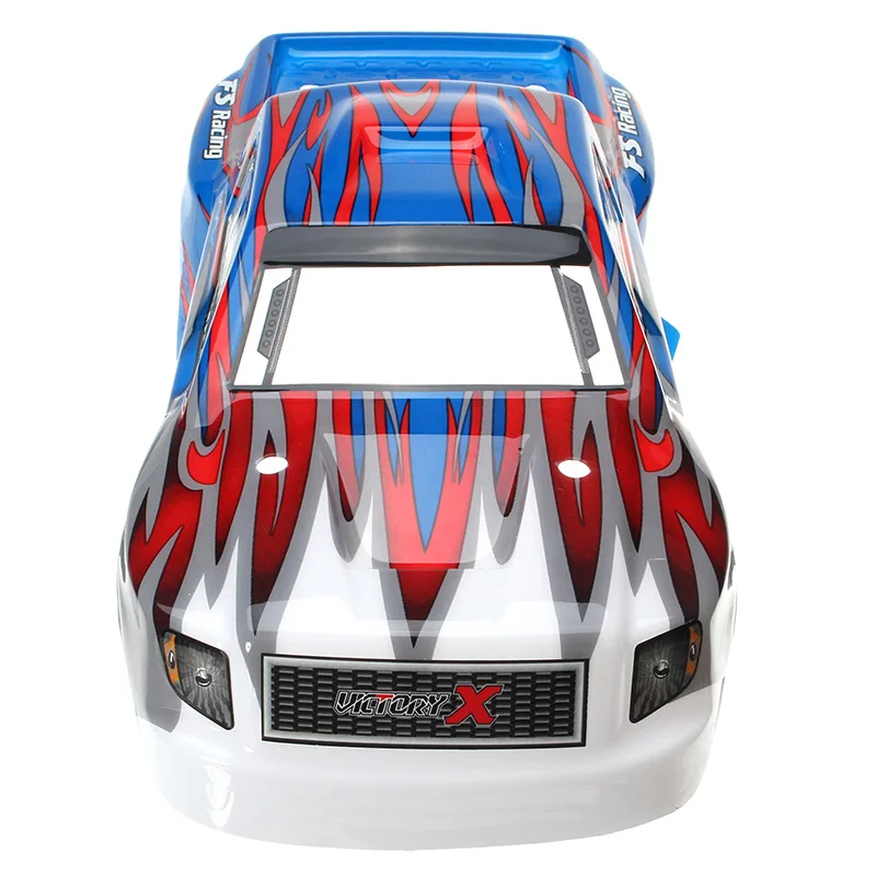 FS Racing 538551 Red & Blue RC Car Shell FS53692 1/10 автозапчасти | Игрушки и хобби