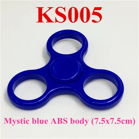 1 pc Magic Blue 1 шт. 7,5x7,5 см ABS Спиннер рамка три-Спиннеры игрушка EDC ручной Спиннер корпус пластиковая рама с подшипником для выкручивания антистрессовых игрушек - Цвет: 1 pc Magic Blue
