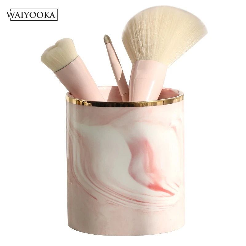 INS скандинавские кисточки для хранения туб макияж кисти подставка ручек