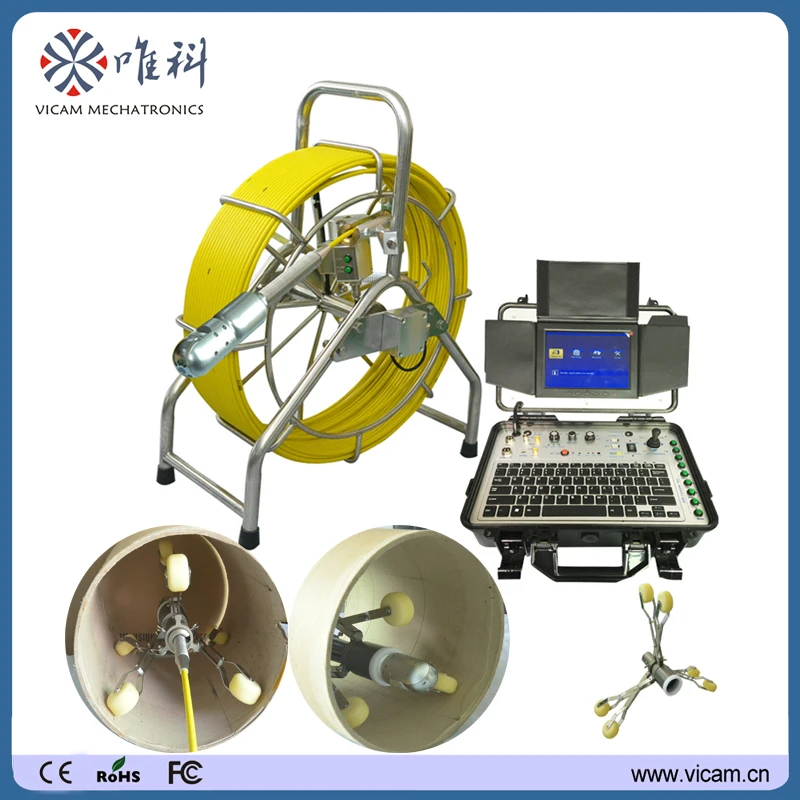Vicam подводная канализация труба Инспекционная камера с поворотной головкой