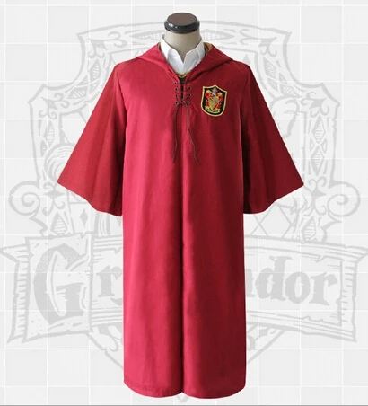 XS-XXL студент Косплэй плащ Квиддич одежда для сцены слисерин халат равномерное