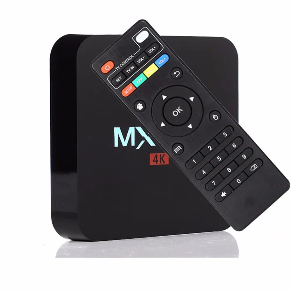 ТВ бокс MX Pro 4 K Android tv BOX 8 1 OS последний KD 18 0 ГБ RK3229 2 ГГц wifi четырехъядерный смарт