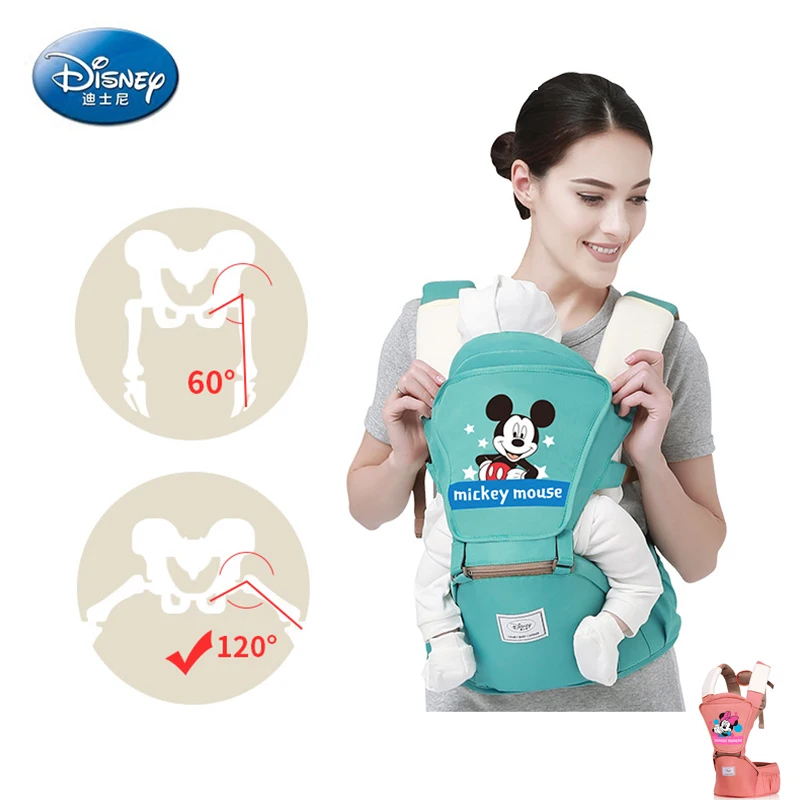 

Disney 0-36 Months Breathable Front Facing Baby Carrier 4 in 1 Infant Comfortable Sling Backpack Pouch Wrap Baby Carriers