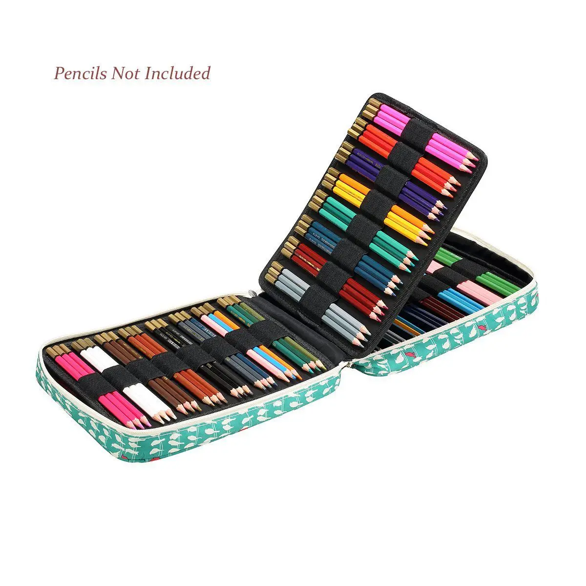 150 Slots Colored Pencils Universal Pencil Bag Pen Case School Stationery PencilCase Drawing Painting Storage Pouch Box | Дом и сад
