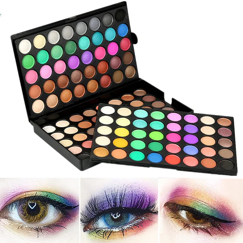 Палетка теней матовые тени для век мерцающий макияж набор Pallete Makup Shine maquiagem