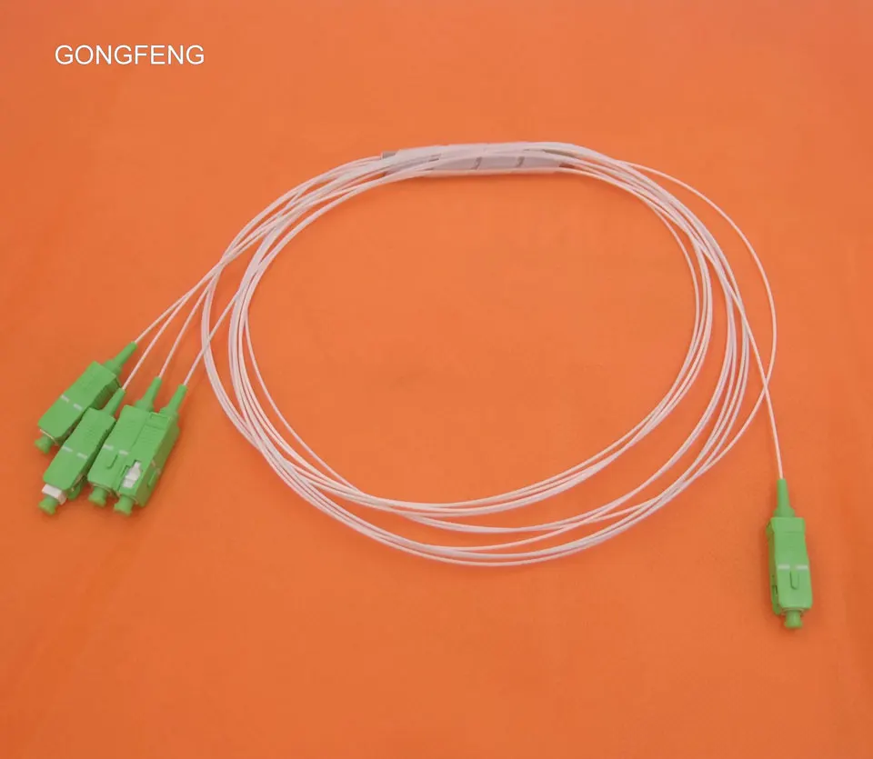 10 шт. Новая стальная труба 1x4 дифференциальный Мини Блочный SC/APC разъем 1*4