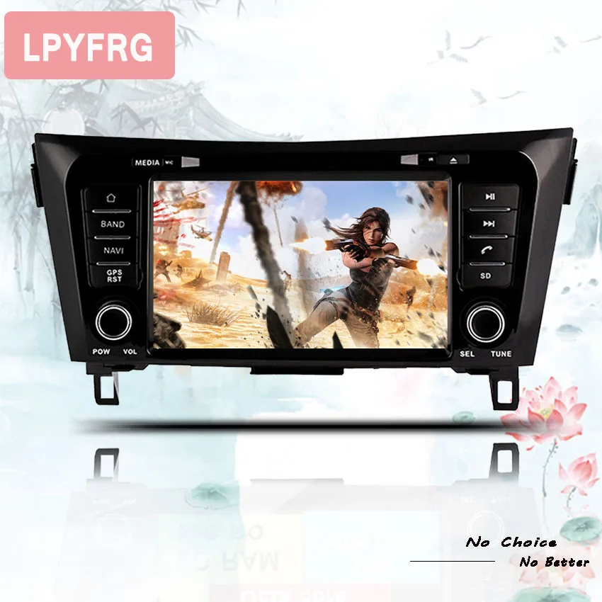 Автомобильный DVD плеер 2Din 8 дюймов android 10 0 радио подходит для Nissan qashqai/X Trail 2014 2019 GPS